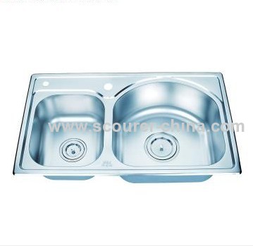 9/ 8 inches Depth topmount kitchen sink