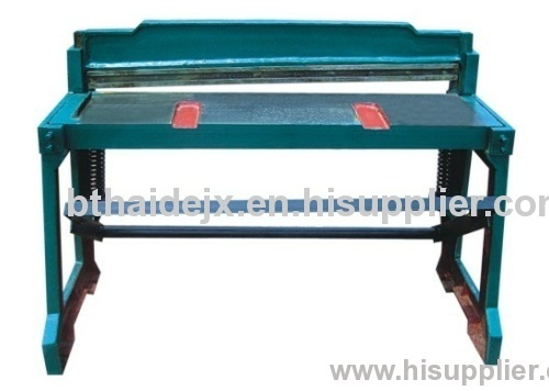 Food operated plate shear