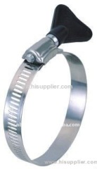 China Hose Clamp with Thumb Screw