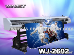 2.6m small size printhead large format digital solvent inkjet printer plotter small printing machine DX7 DX5 head