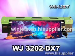 360days guarantee with DX7 head for WinJET 3202 single head ECO solvent indoor inkjet printer digital printer