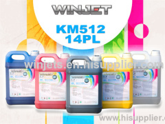 Konica 1024-14pl printing outdoor solvent ink tintas de impresoras CMYK for solvent inkjet printer