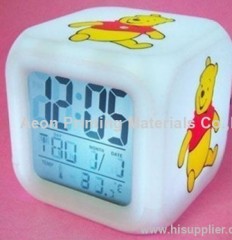Heat transfer film for alarm clock/plastic alarm clock