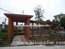 WPC Outdoor Furniture , Garden Green Corridor and Wood Color Shelf