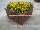 Recyclable Railing Wood Plastic Composite Flower Box for WPC Outdoor Furniture