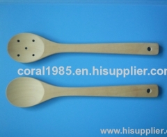 Wooden Slotted Spoon&Wooden Spoon