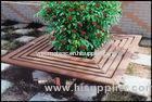 WPC Movable Railing Flower Pot for Park Bench and Outdoor Furniture