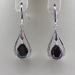 silver jewelry,925 silver cubic zircon dangle earrings