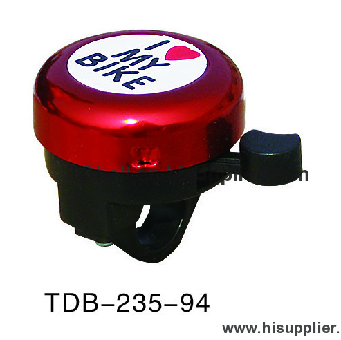 bicycle bell bike bell with doming sticker