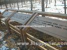 Environmental WPC Sign Board and Construction for Garden Indicator