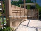 Custom WPC Outdoor Fence Door for Garden and Wood Plastic Composite Railing