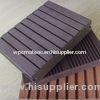 Outdoor WPC Solid Decking , Wood and plastic Composite Flooring Boards