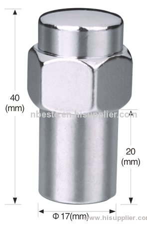conical seat lug nut mag lug nut 1-pc standard mag