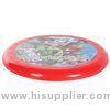 Super Hero Round Ultimate Flying Disc , Plastic Red 9 Inch