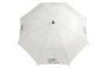 60 Inch Double Canopy White Golf Umbrella For Corporate , Fiberglass Shaft