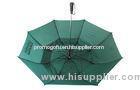 Strong Green Double Canopy Golf Umbrella With Auto Open Customized Gift