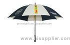 Small Colorful Windproof Golf Umbrella , 30" Black Metal Shaft / Rib