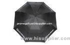 Double Canopy Windproof Golf Umbrella For Black Manual Open UV Protection