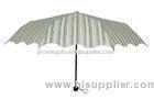 95cm Green Windproof Golf Umbrella / Portable Folding Manual Open Umbrella