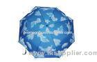 21 Inch Sky Custom Printed Umbrellas / Couldy 3 Folding Heat Transfer