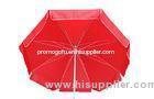 Advertising Sun Beach Umbrella / 220cm Solid Durable For Corporate