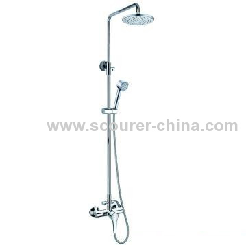 Wall Mounted Exposed Shower Faucet with Shower Kits