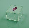 Square high quality acrylic case, transparent food container
