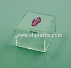 square acrylic food case