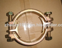 Double bolts hose clamp