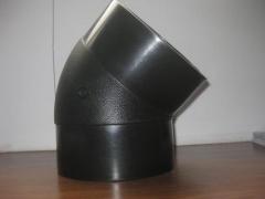 PE Butt Welding Fittings PE Elbow 45D