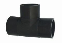 2013 popular PE Butt Welding Fittings PE Equal Tee 90D