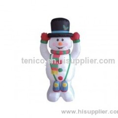 5 Foot Inflatable Snowman with Tophat