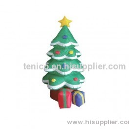 6 Foot Inflatable Decorated Christmas Tree with Gifts