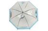 46 Inch Arc Transparent Kids Rain Umbrellas , Cute Clear PVC Umbrella