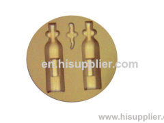 Thermoformed Plastic Flocking Blister for grape wine