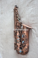 vintage lacquer alto saxophone