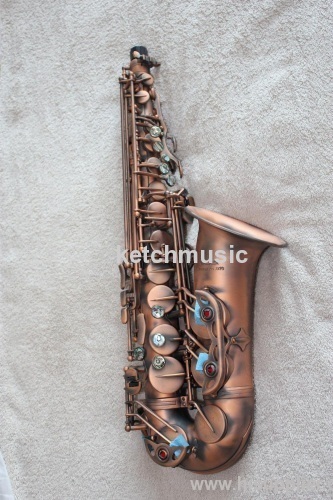 vintage finish professional alto saxophone