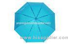 Solid Strong Clear PVC Umbrella , 23 Inch Bule Aluminium Shaft