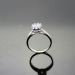 Fashion Silver Jewelry ,Sterling Silver Clear Cubic Zircon Engagement Ring