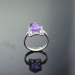 925 Silver Jewelry Garnet Cubic Zircon Ring