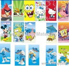 Heat transfer printing foils for toy slippers/Children toys