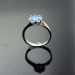 925 sterling silver jewelry ,fashion blue topaz ring