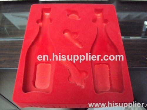 SpecificationsPs and pvc Plastic Blister Flocking Tray