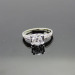 925 Siver Ring Fashion Clear Cubic Zircond Diamonds Ring