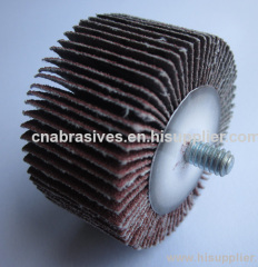 flap wheel with male thread shaft