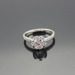 Fashion Jewelry Solid Silver Cubic Zircon Diamonds Ring