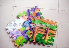 Heat transfer printing foils for printing floor mat/printing mat