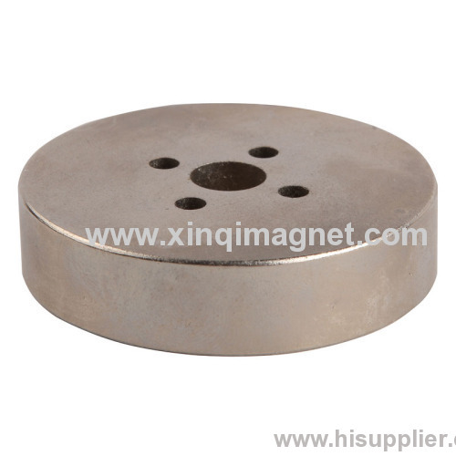 Big Disk Magnet Ring Magnet Nickle Plating Neodymium Iron Boron