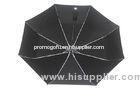 Elegant LED Light Umbrella For Man , 3 Folding LED Torch Handle
