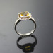 Designer Silver Jewelry ,925 Silver Citrine Cubic Zircon Ring